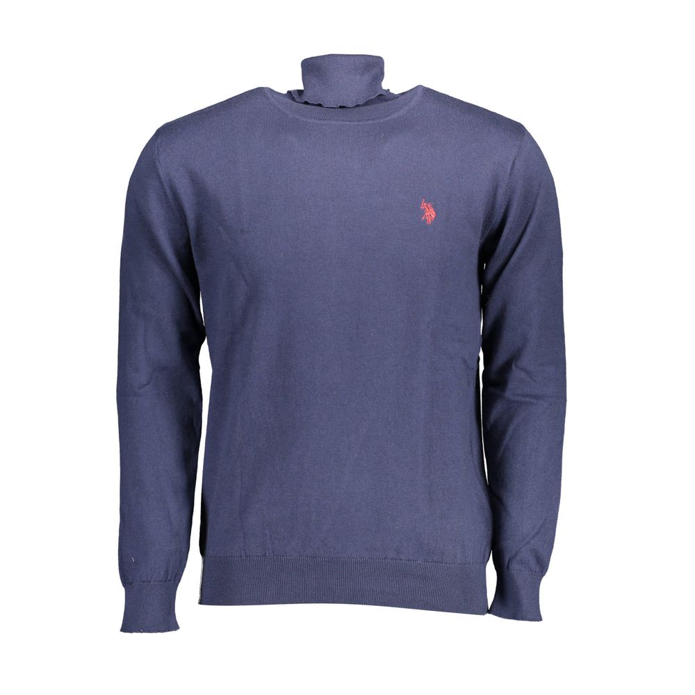 U.S. POLO ASSN. Blu Cotton Men Sweater - ClickThatClicks 