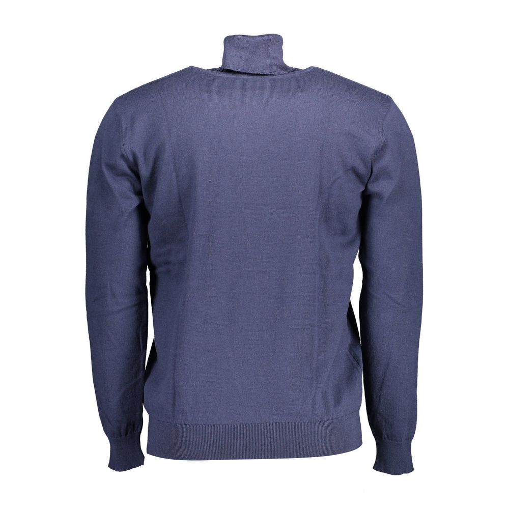 U.S. POLO ASSN. Blu Cotton Men Sweater - ClickThatClicks 