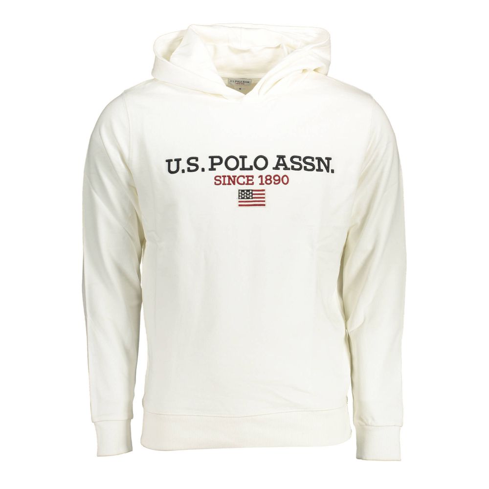 U.S. POLO ASSN. White Cotton Men Sweatshirt - ClickThatClicks 