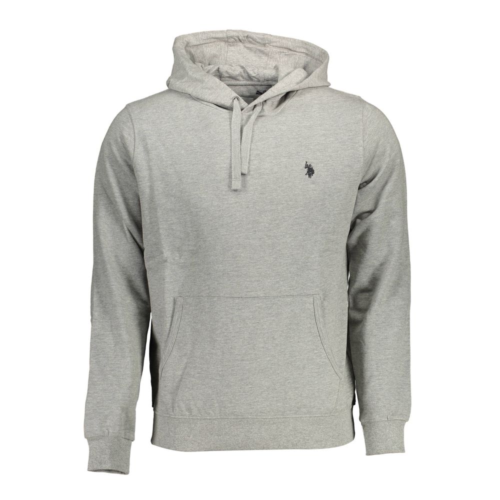 U.S. POLO ASSN. Gray Cotton Mens Sweatshirt - ClickThatClicks 