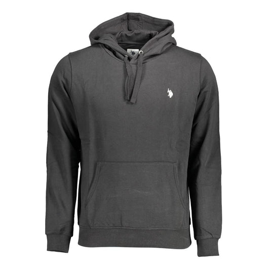 U.S. POLO ASSN. Black Cotton Men Sweater - ClickThatClicks 