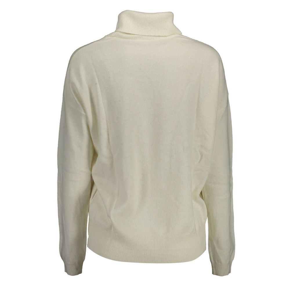 U.S. POLO ASSN. Bianco Polyamide Women Sweater - ClickThatClicks 
