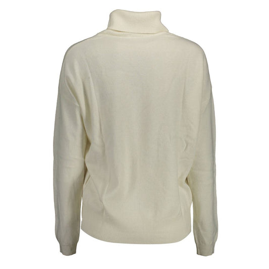 U.S. POLO ASSN. Bianco Polyamide Women Sweater - ClickThatClicks 