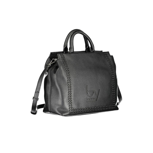 BYBLOS Black Polyurethane Women Handbag - ClickThatClicks 