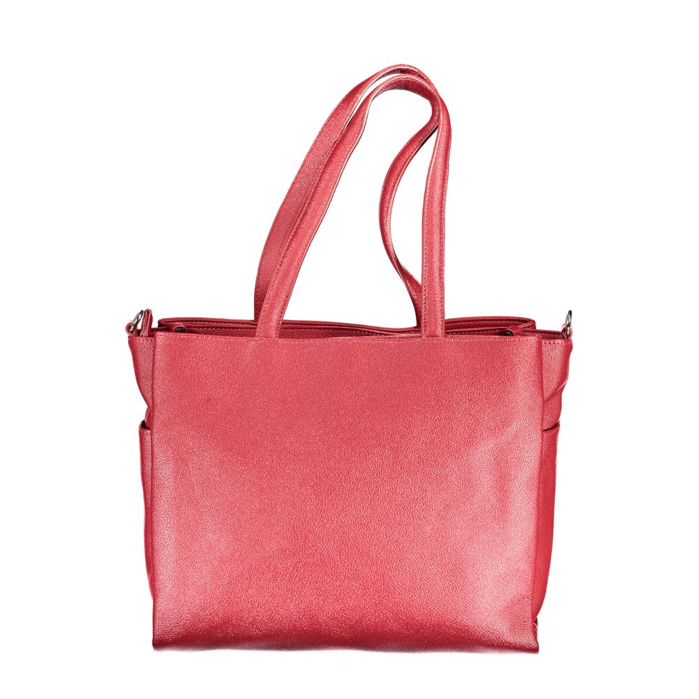 BYBLOS Rosso Polyurethane Women Handbag - ClickThatClicks 