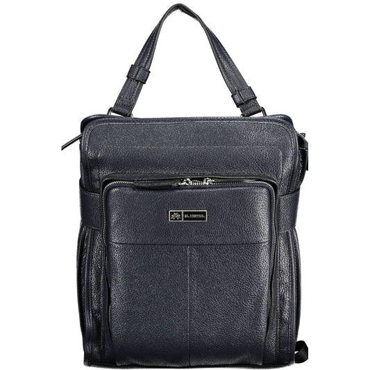 La Martina Blue Polyurethane Women Backpack - ClickThatClicks 