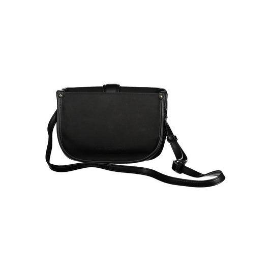 La Martina Nero Polyurethane Women Shoulder Bag - ClickThatClicks 