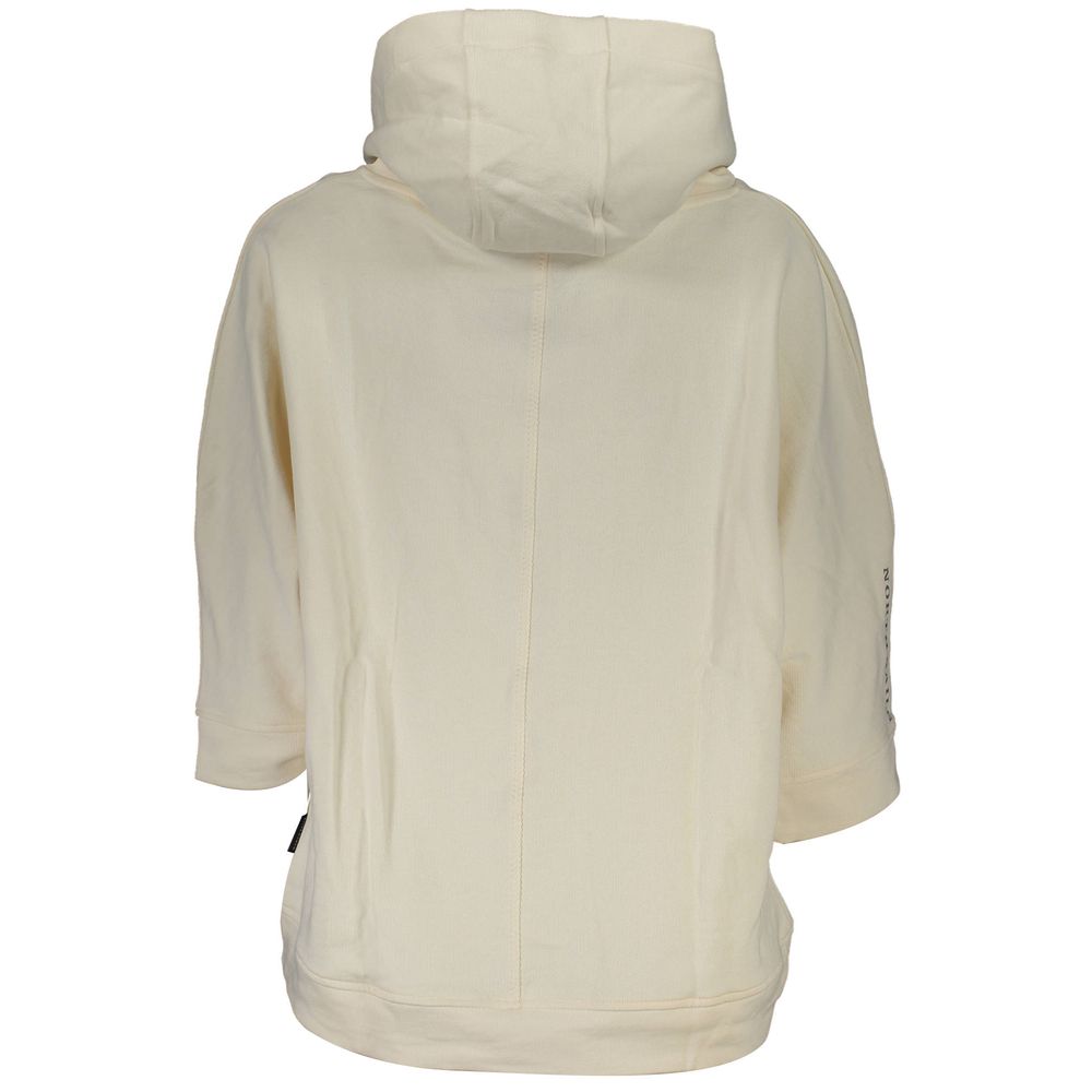 North Sails Bianco Cotton Women Sweatshirt - ClickThatClicks 