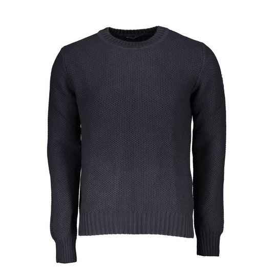 North Sails Blue Cotton Men Sweater - ClickThatClicks 