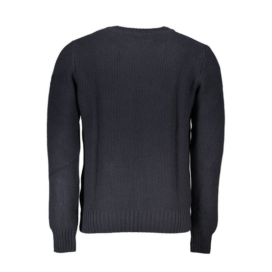North Sails Blue Cotton Men Sweater - ClickThatClicks 