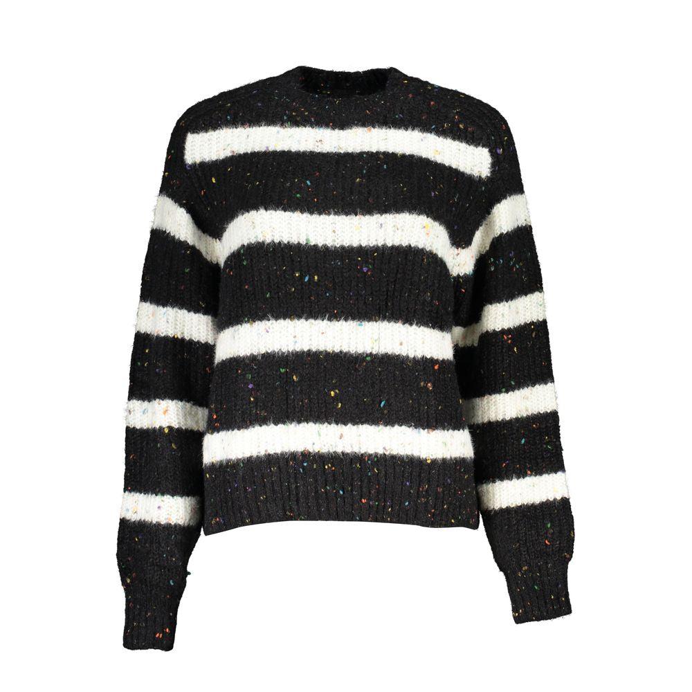 Desigual Black Acrylic Women Sweater Turtleneck - ClickThatClicks 