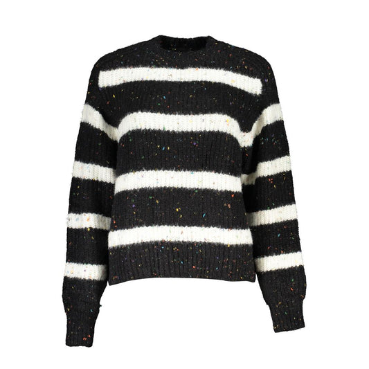 Desigual Black Acrylic Women Sweater Turtleneck - ClickThatClicks 