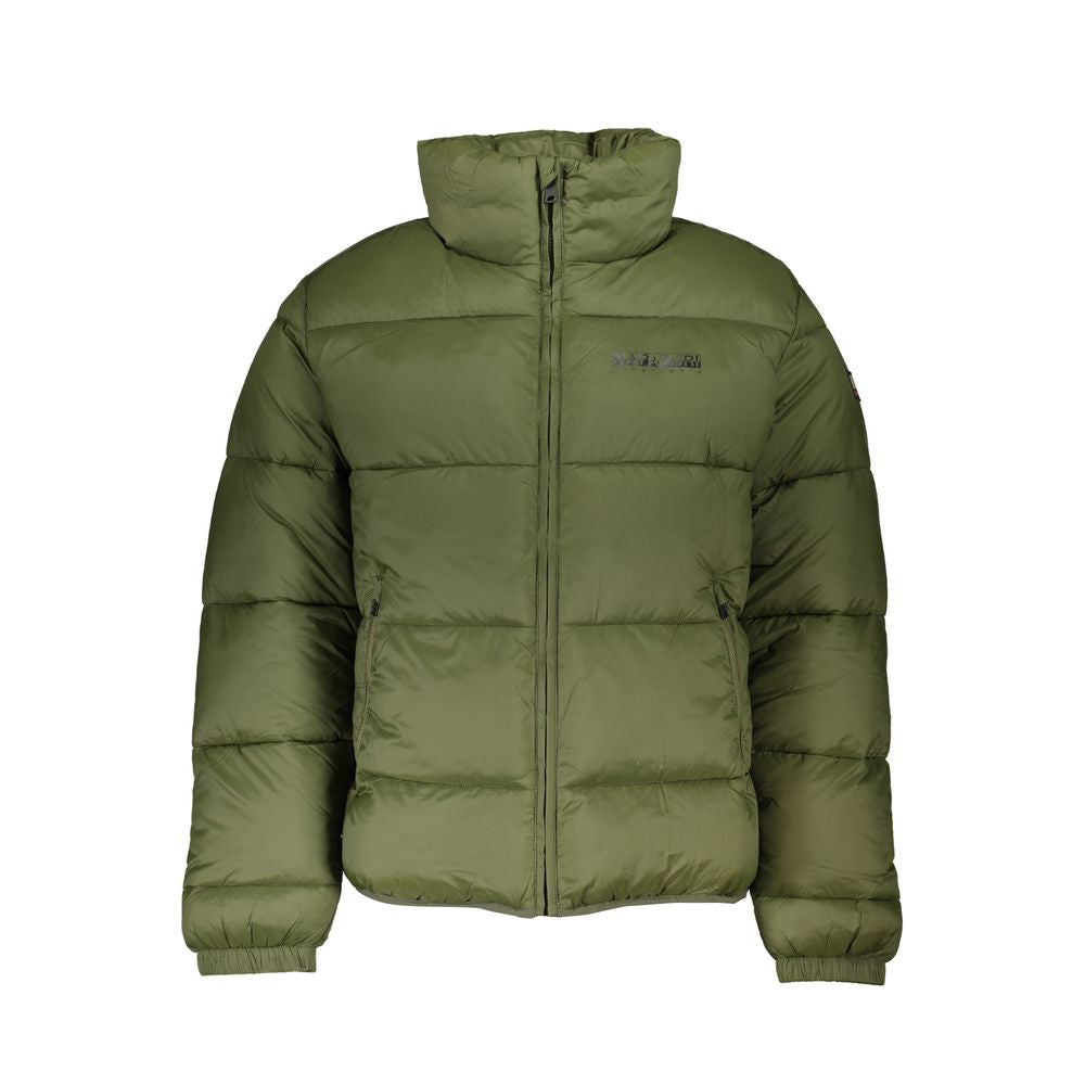 Napapijri Green Polyamide Jackets & Coat