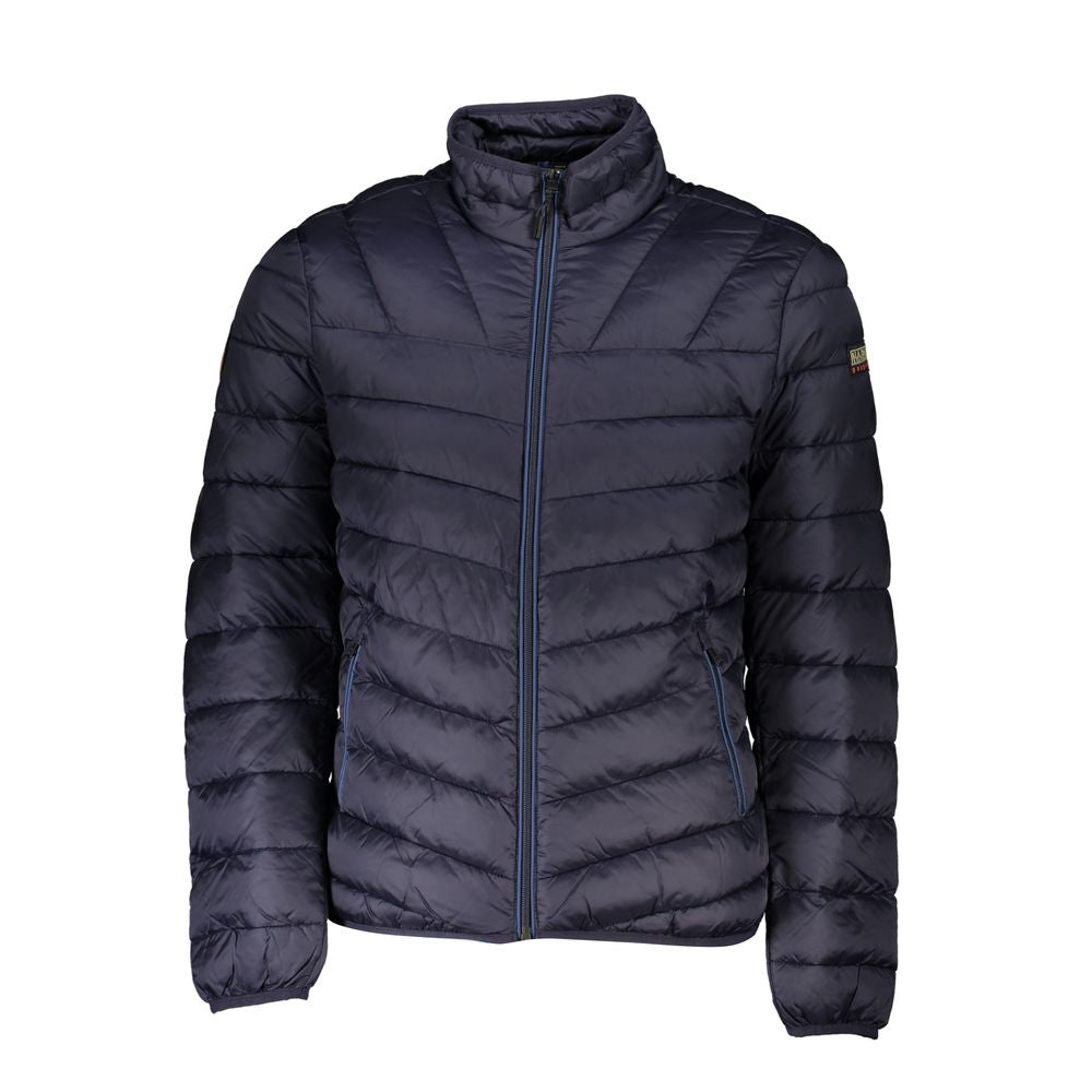 Napapijri Blue Polyamide Men's Jacket - ClickThatClicks 