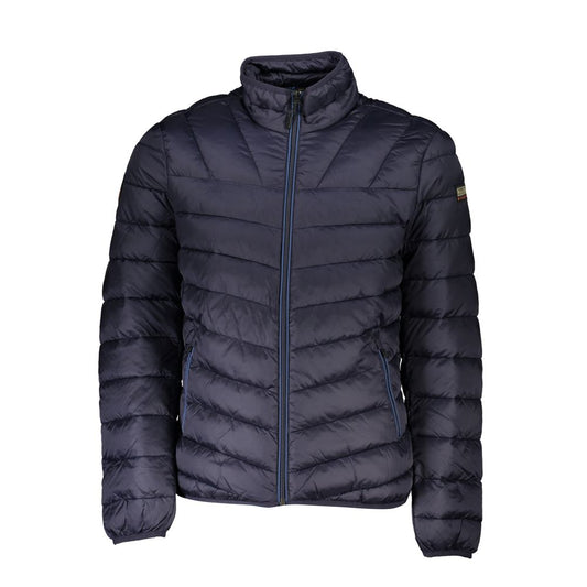 Napapijri Blue Polyamide Men's Jacket - ClickThatClicks 