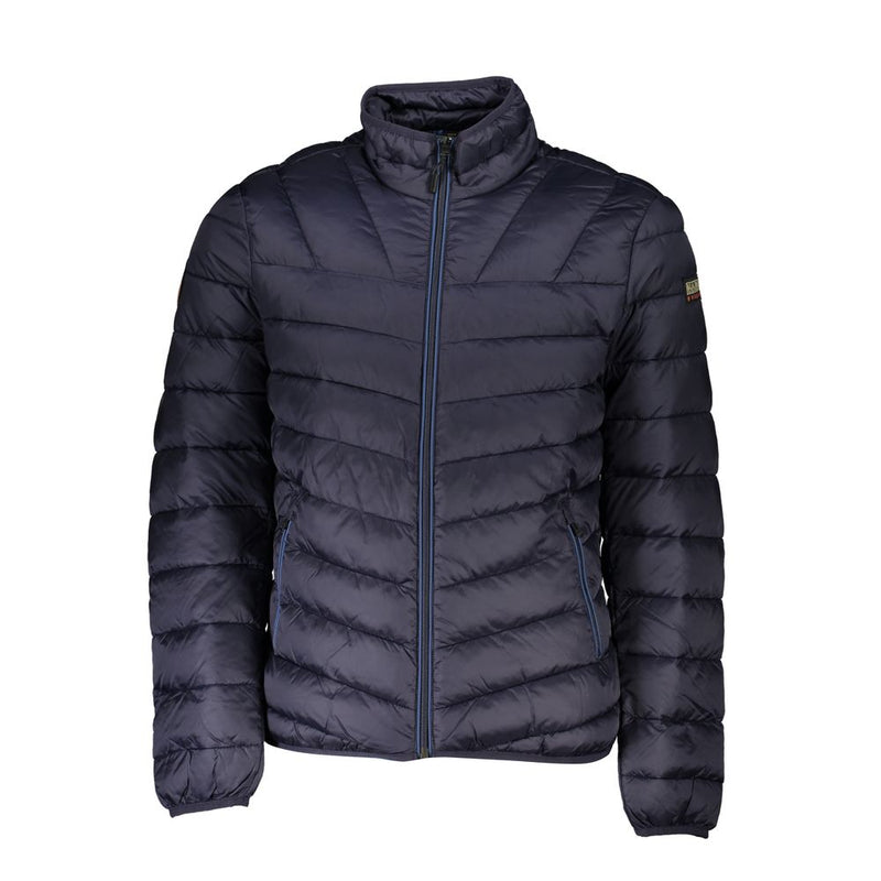 Napapijri Blue Polyamide Jackets & Coat