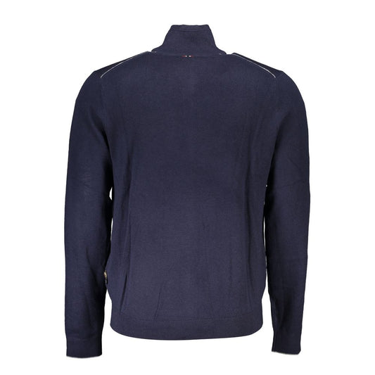 Napapijri Blue Tessuto Men's Cardigan - ClickThatClicks 