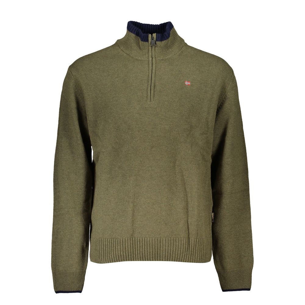 Napapijri Verde Tessuto Men Sweater - ClickThatClicks 