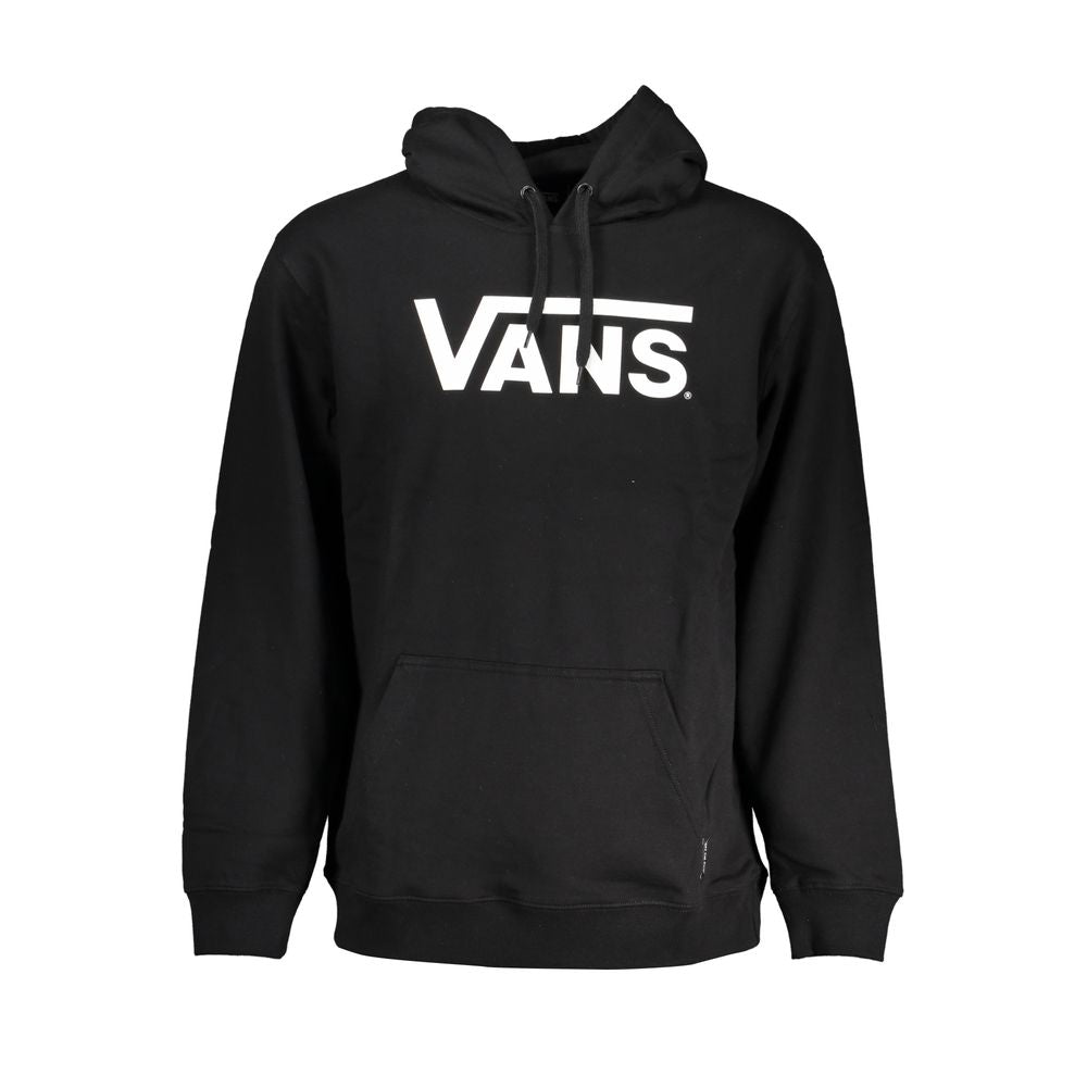 Vans Black Cotton Men's Hooded Sweatshirt - ClickThatClicks 