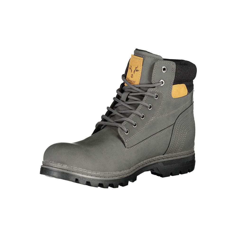 Carrera Grey Polyurethane Men's Boot - ClickThatClicks 