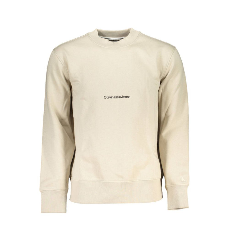Calvin Klein Beige Cotton Men Sweater