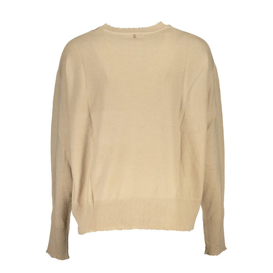 Patrizia Pepe Beige Tessuto Womens Sweater - ClickThatClicks 