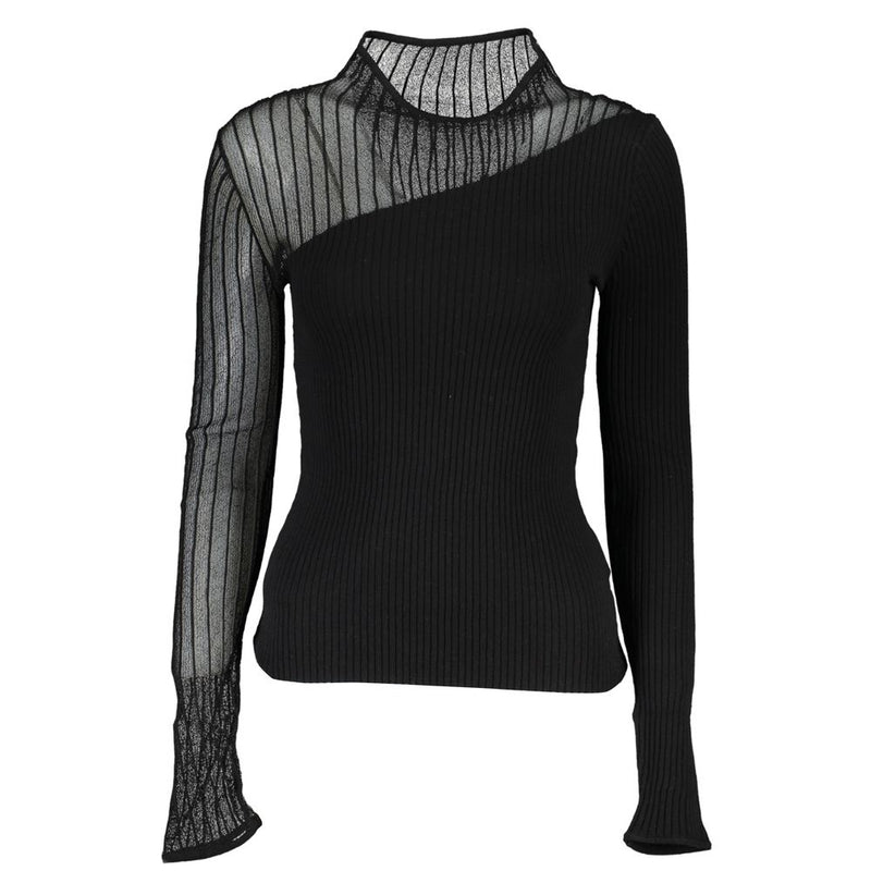Patrizia Pepe Black Polyester Sweater