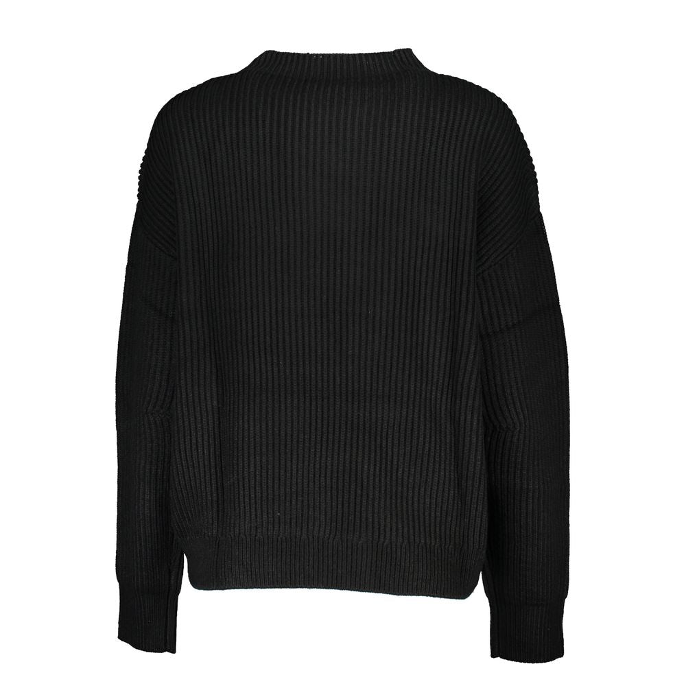 Patrizia Pepe Black Acrylic Women's Turtleneck Sweater - ClickThatClicks 