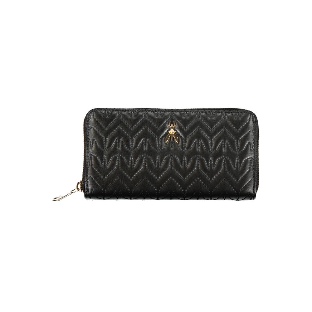 Patrizia Pepe Black Polyurethane Women Wallet - ClickThatClicks 