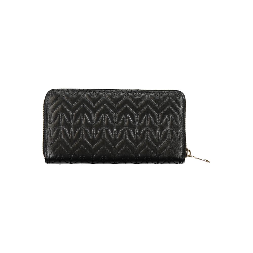 Patrizia Pepe Black Polyurethane Women Wallet - ClickThatClicks 