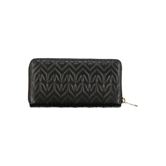 Patrizia Pepe Black Polyurethane Women Wallet - ClickThatClicks 