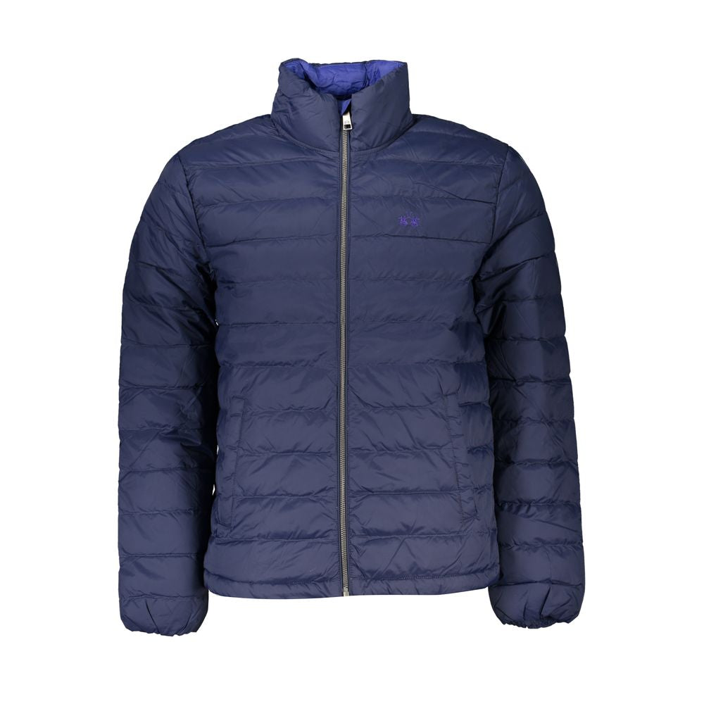 La Martina Blu Poliammide Men's Jacket - ClickThatClicks 
