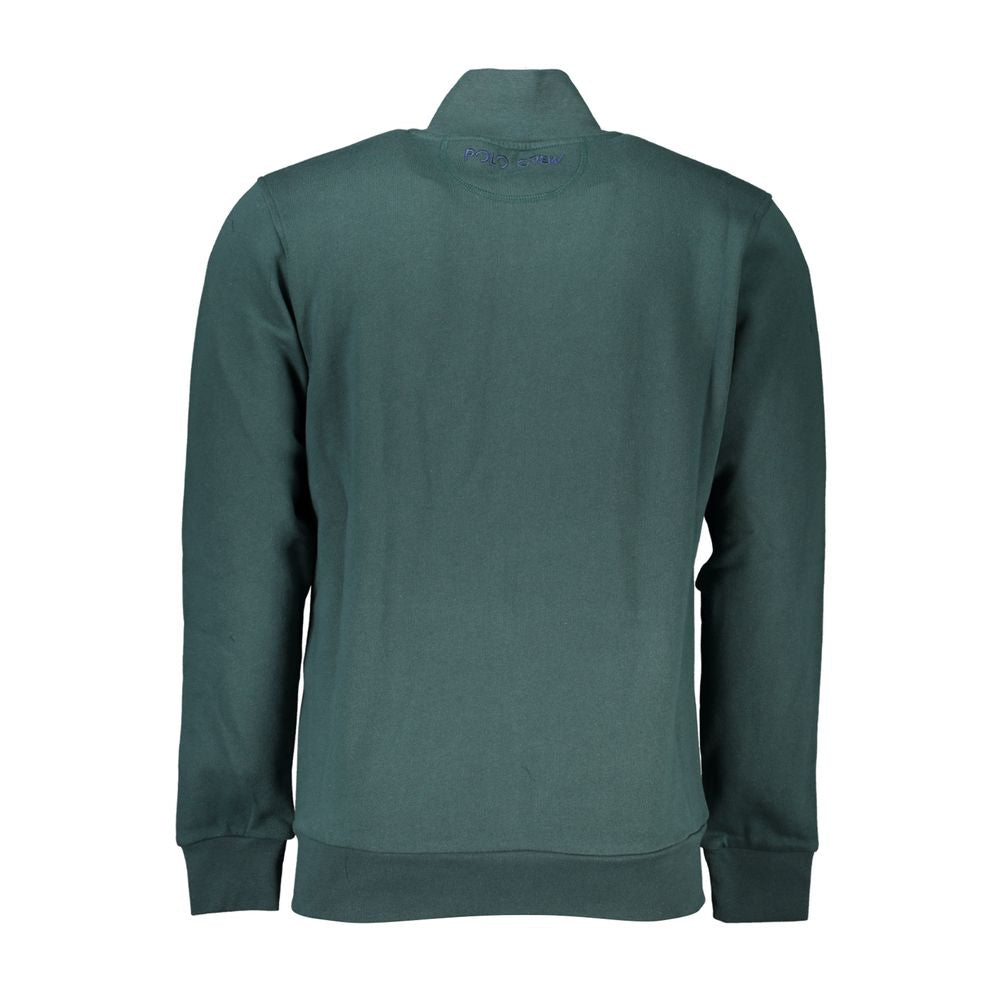 La Martina Verde Cotton Men Sweatshirt - ClickThatClicks 