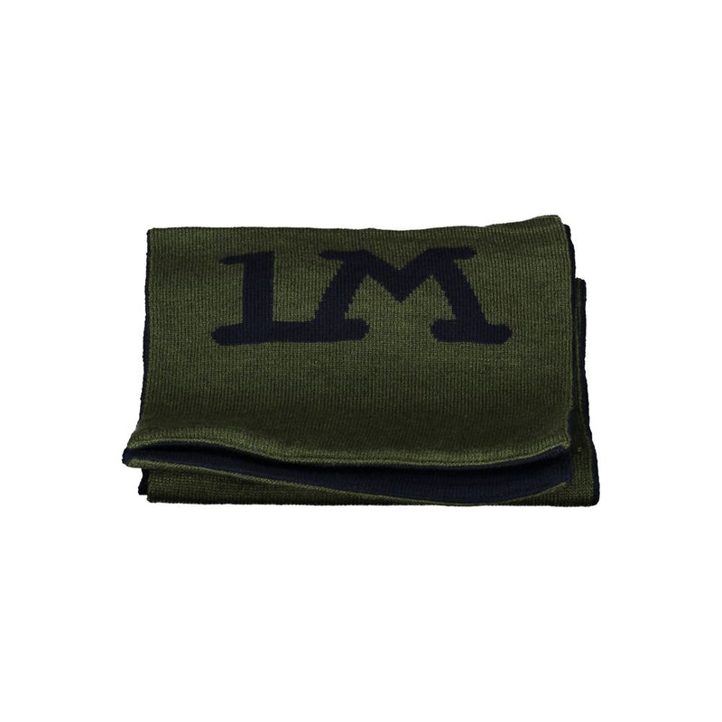 La Martina Green Polyester Scarf