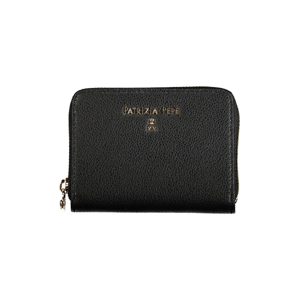Patrizia Pepe Nero Leather Women Wallet - ClickThatClicks 