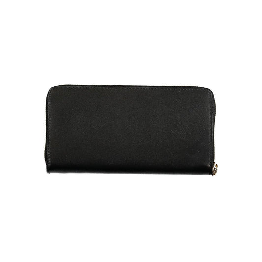 Patrizia Pepe Black Leather Women Wallet - ClickThatClicks 