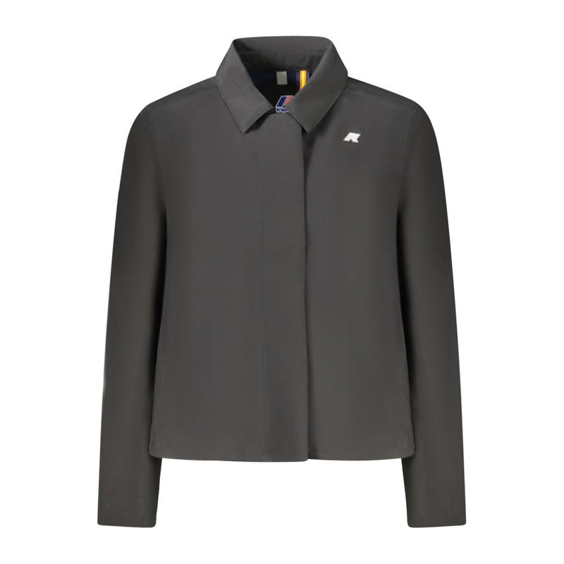 K-WAY Black Polyester Jackets & Coat