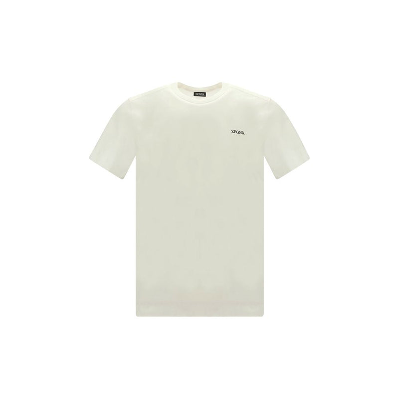 ZEGNA White Cotton T-Shirt
