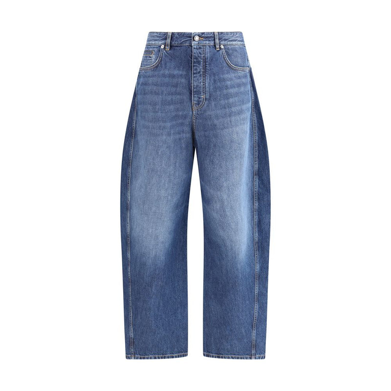 Givenchy Blue Cotton Relaxed Fit Jeans