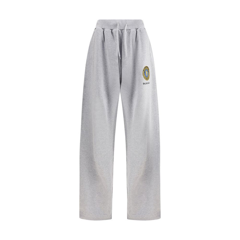 Balenciaga Gray Cotton Joggers (Workout Pants)
