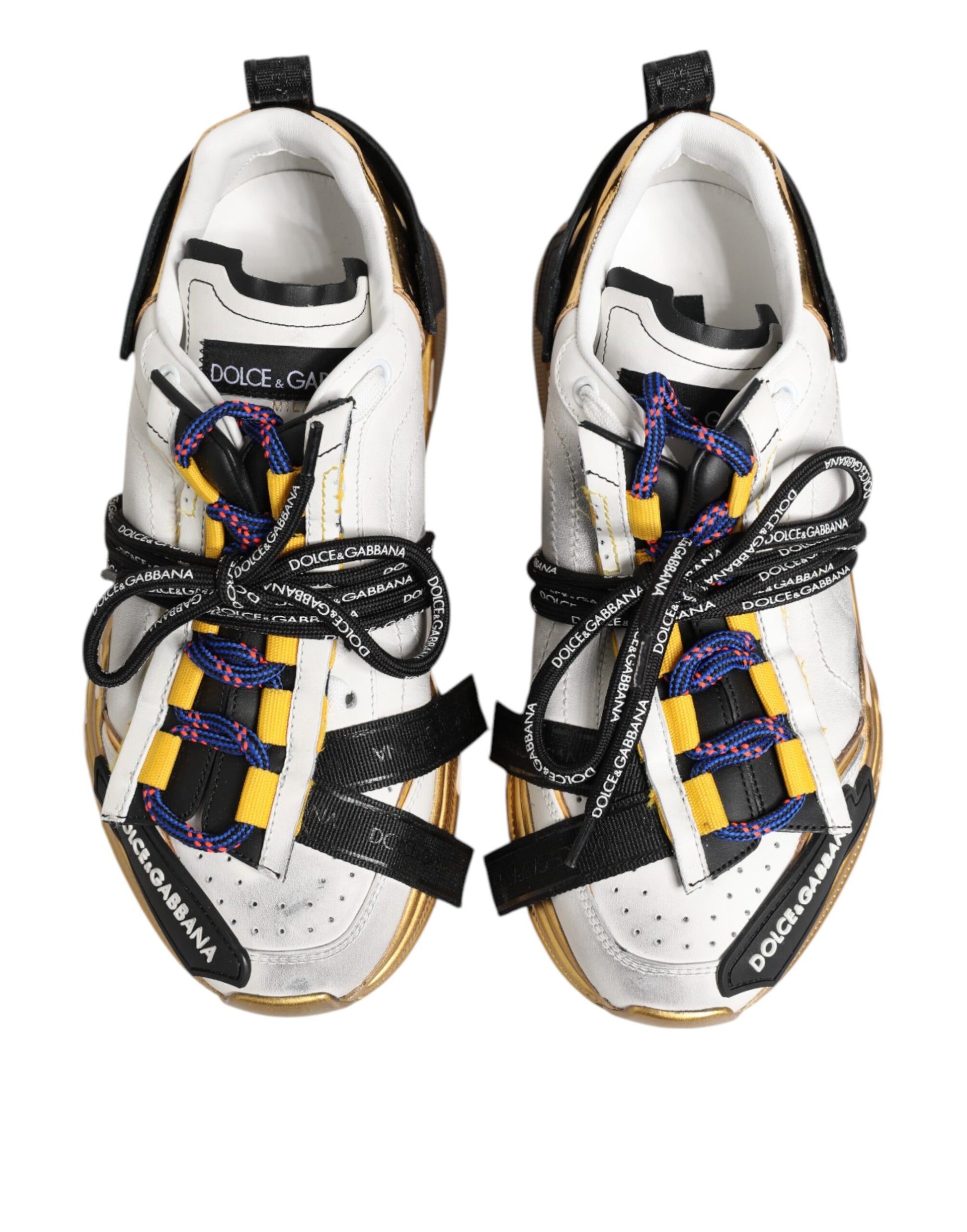 Dolce & Gabbana Multicolor Daymaster Low Top Sneakers Shoes - ClickThatClicks 