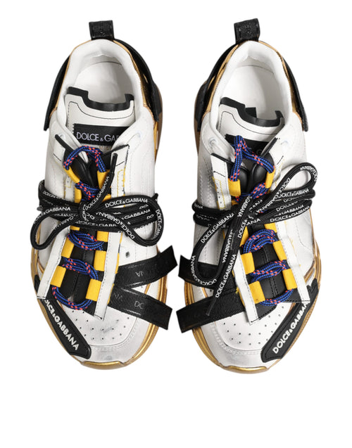 Dolce & Gabbana Multicolor Daymaster Low Top Sneakers Shoes - ClickThatClicks 