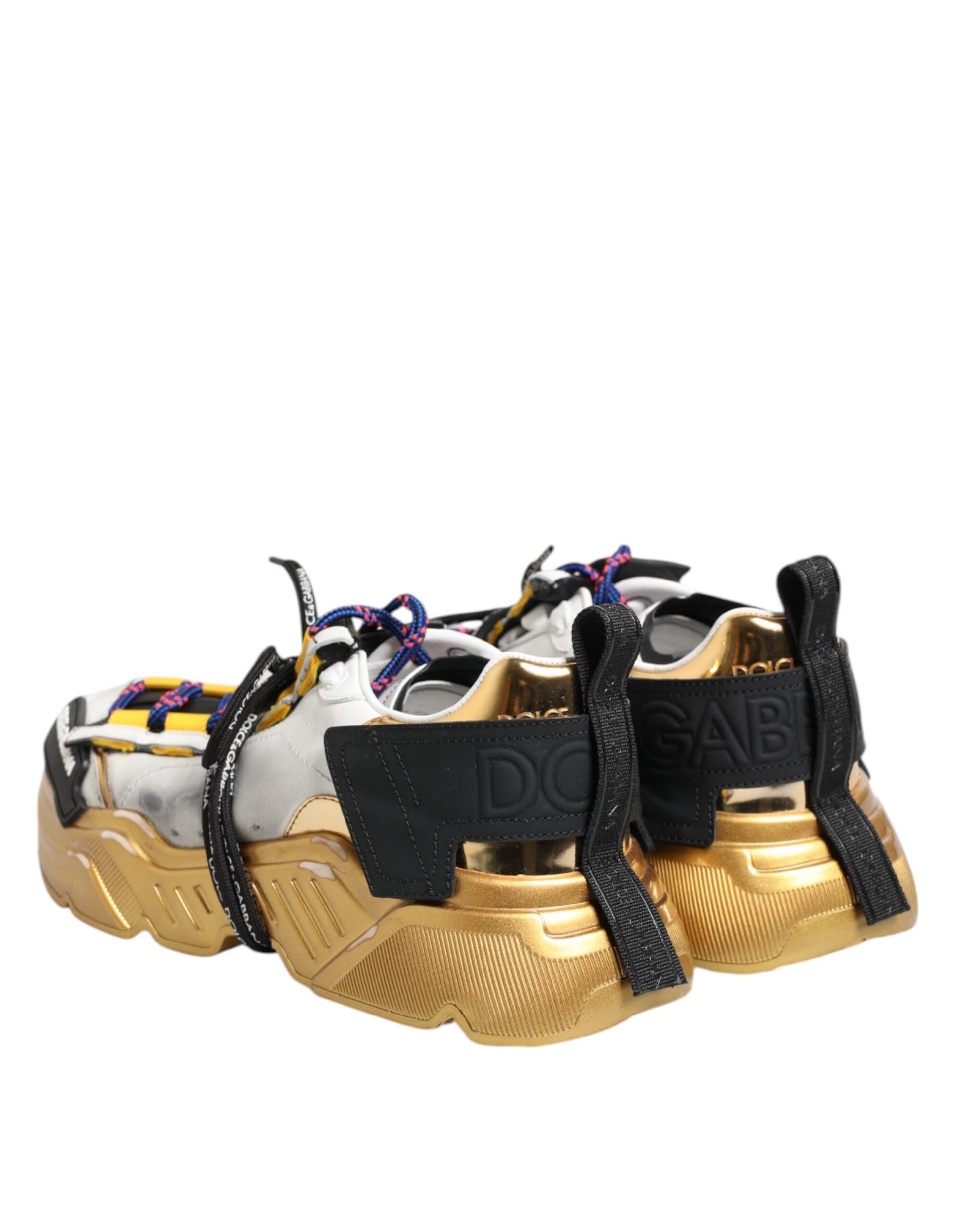 Dolce & Gabbana Multicolor Daymaster Low Top Sneakers Shoes - ClickThatClicks 