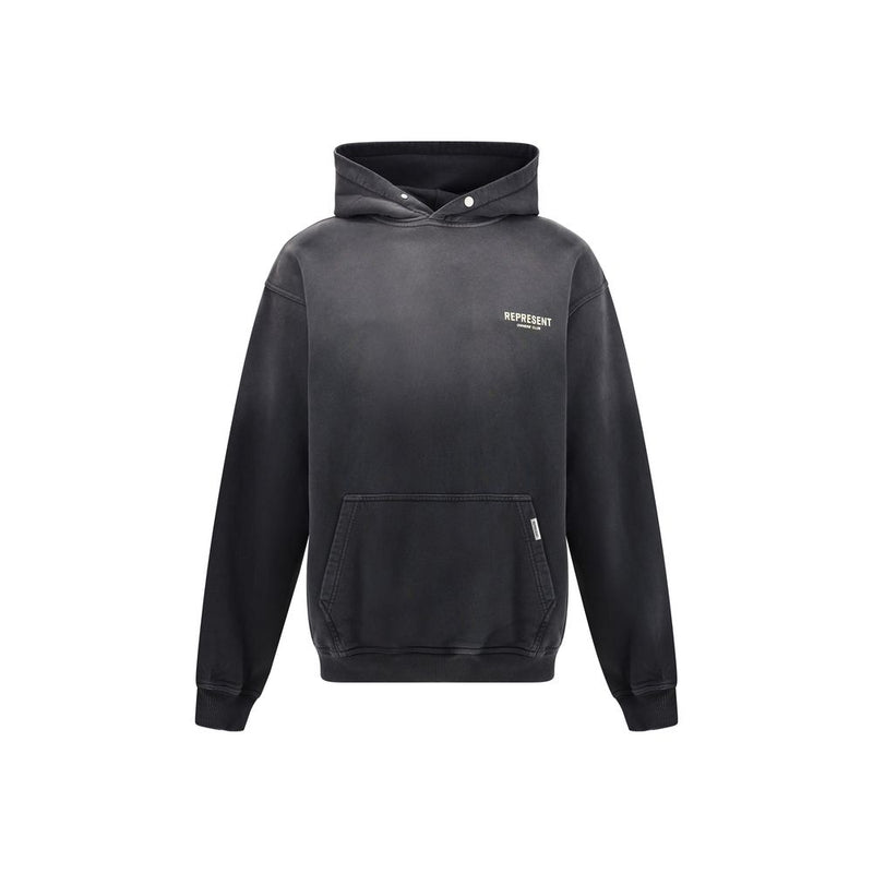 Represent Black Cotton Sweatshirt