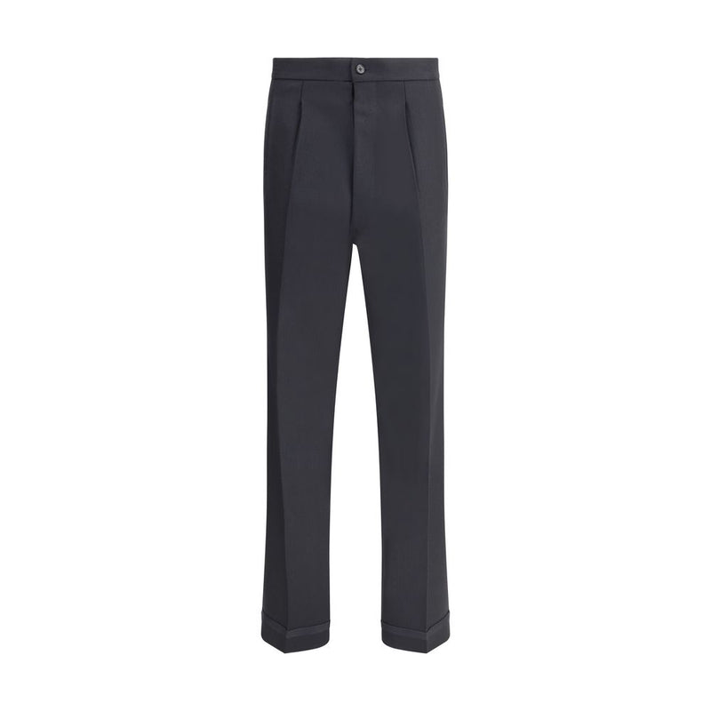Margiela Black Wool Dress Pants