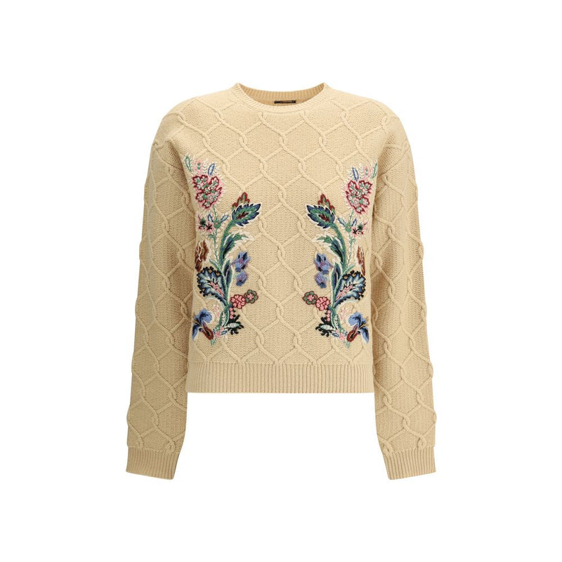 Etro Beige Wool Sweatshirt