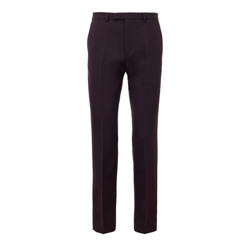 Gucci Bordeaux Wool Dress Pants