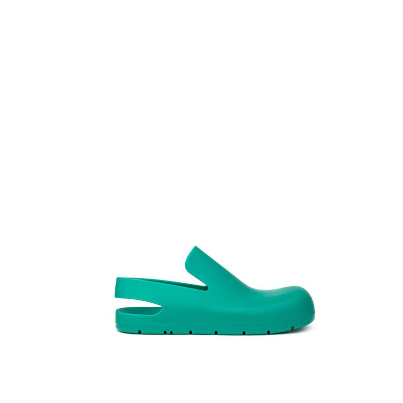 Bottega Veneta Green Cotton Slippers