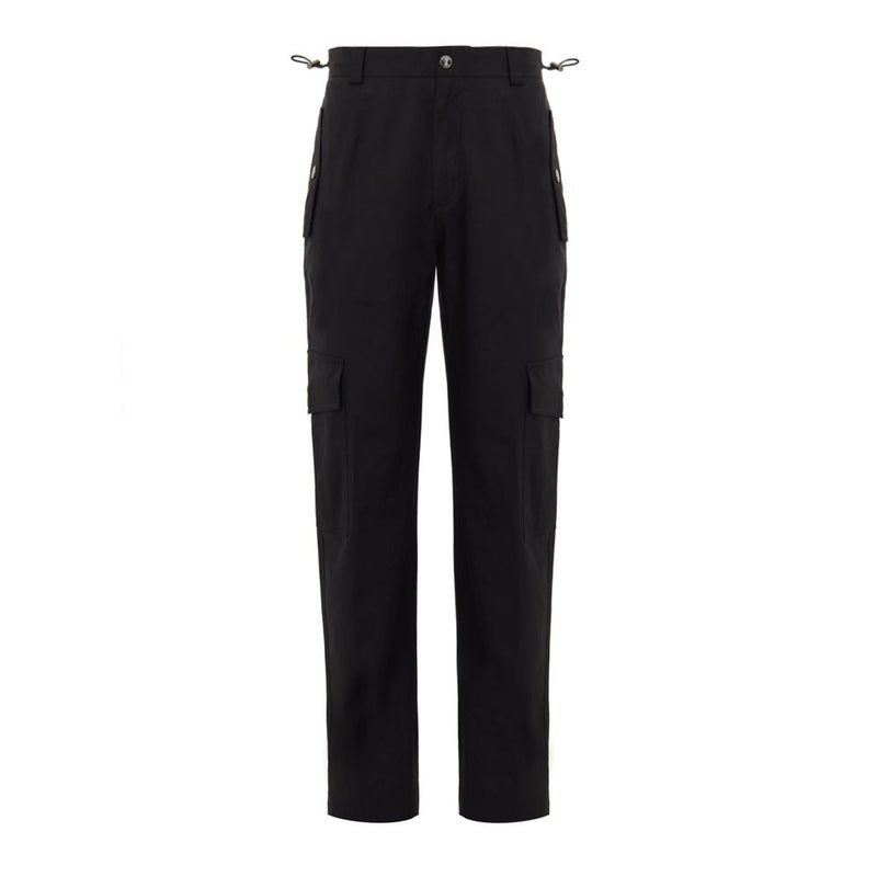 Dolce & Gabbana Black Cotton Cargo Pants