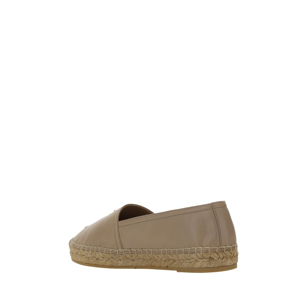 Saint Laurent Brown Lamb Ovis Aries Aries Espadrilles - ClickThatClicks 